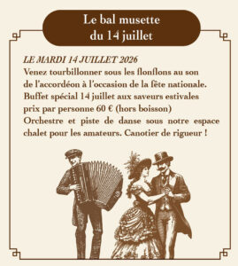 Le bal musette du 14 juillet