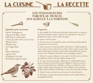 Les vendangeuses farcies au muscat