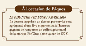 À l’occasion de Pâques